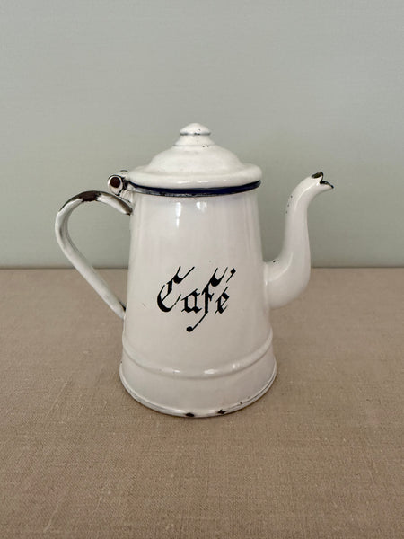 French Enamelware Coffee Pot