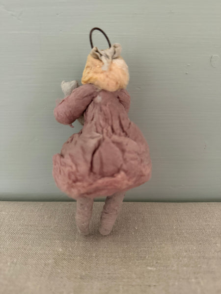 Antique Spun Cotton Ornament