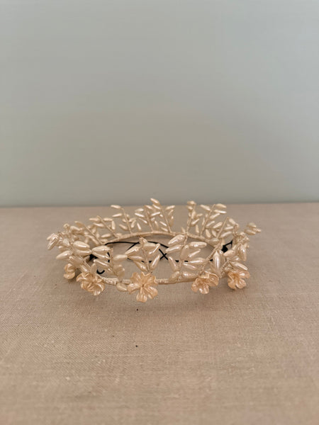 French Wax Bead Crown